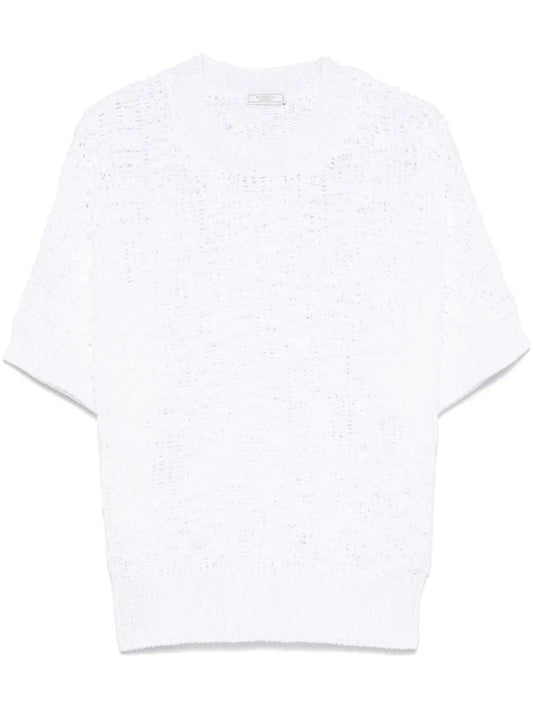Crochet-Knit Sweater