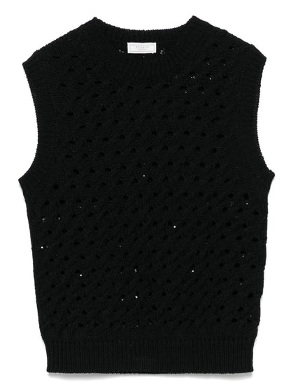 Open-Knit Tank Top
