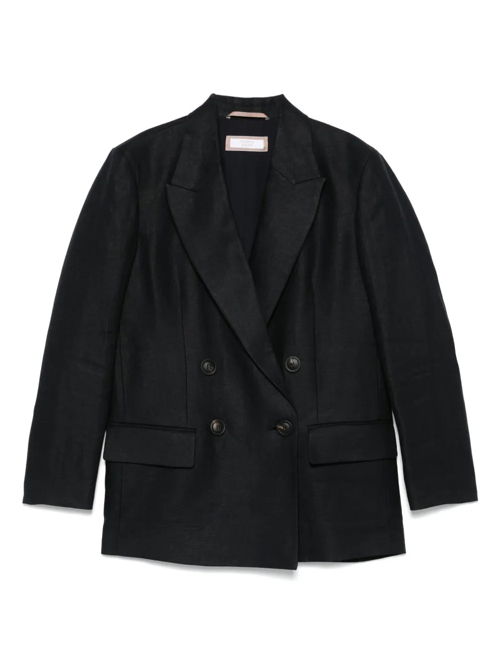 Linen Double-Breasted Blazer