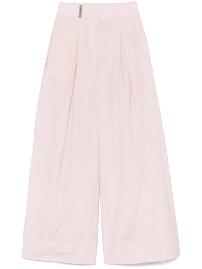 Poplin Palazzo Pants