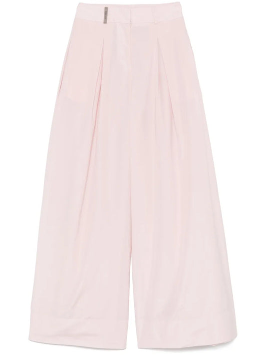Poplin Palazzo Pants