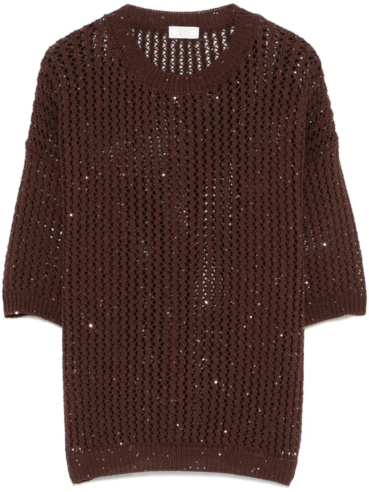 Sequin-Embellished Top