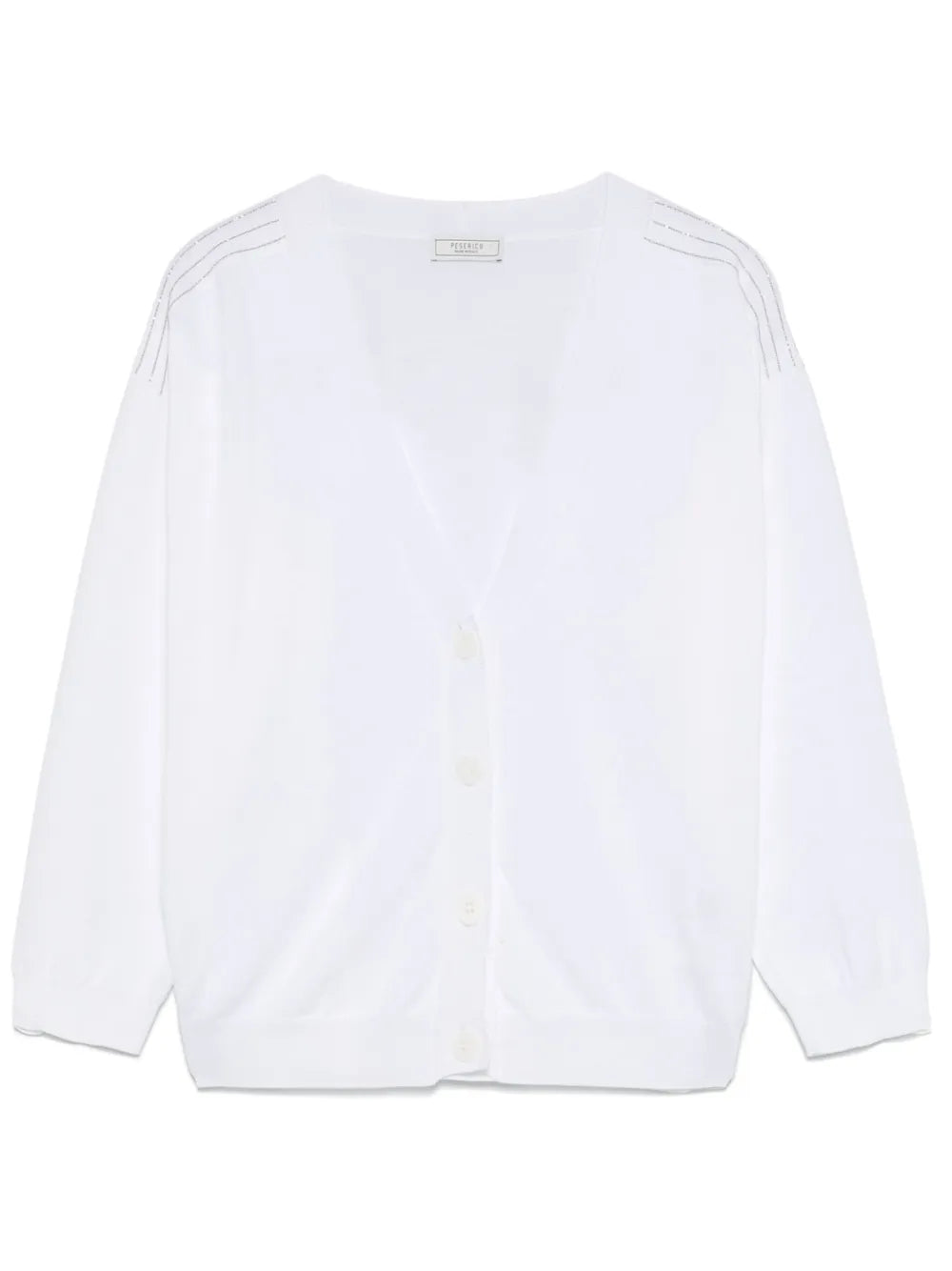 Cotton Crepe Cardigan