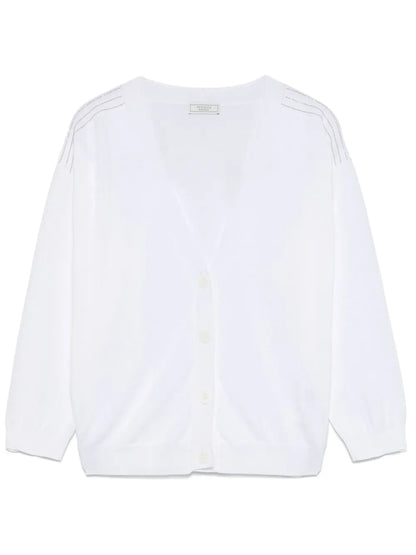 Cotton Crepe Cardigan