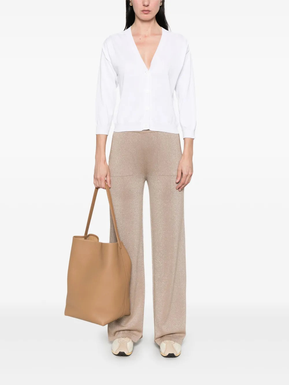 Cotton Crepe Cardigan