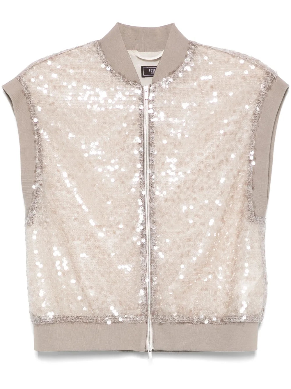 Sequin-Embellished Gilet