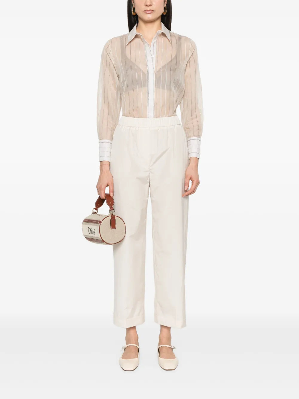 Striped Organza Shirt