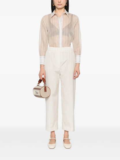 Striped Organza Shirt