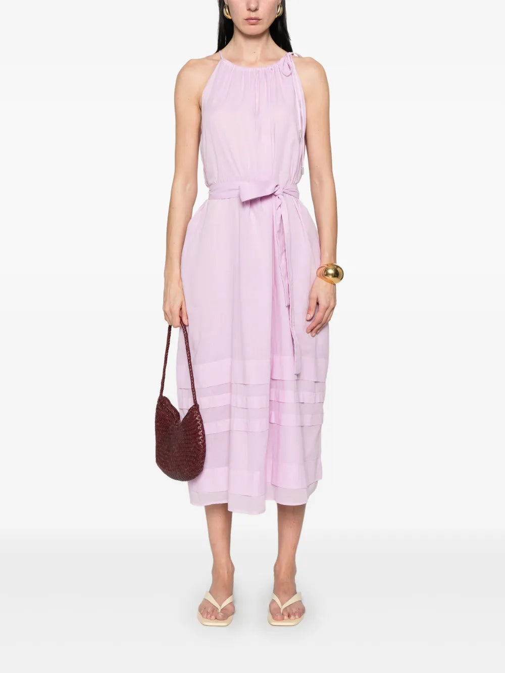 Halterneck Midi Dress