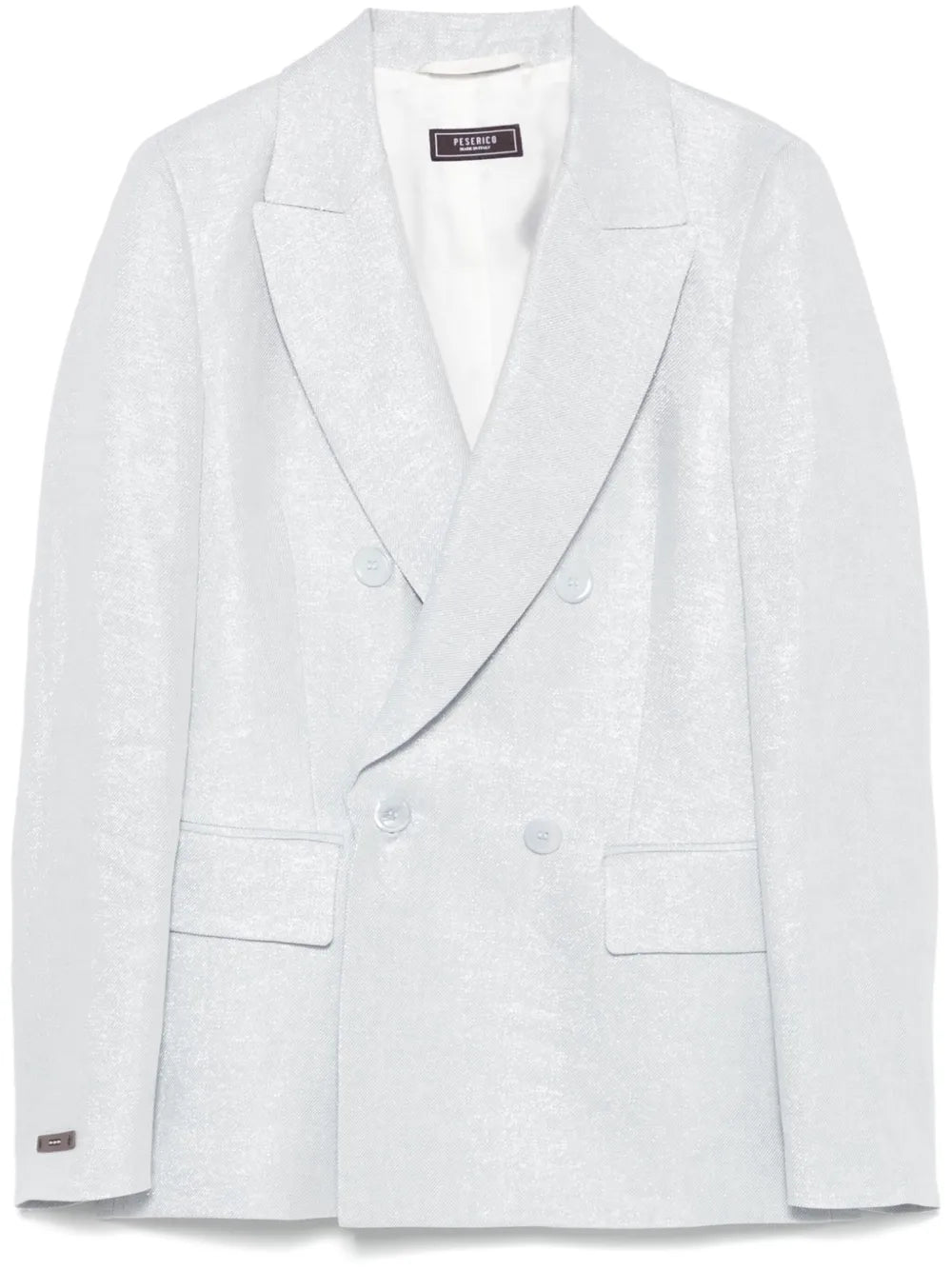 Double-Breasted Lurex Blazer