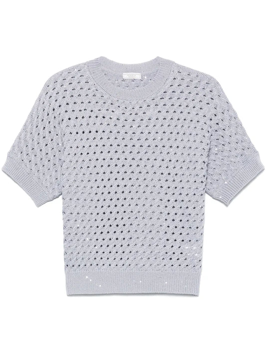 Sequin-Embellished Top