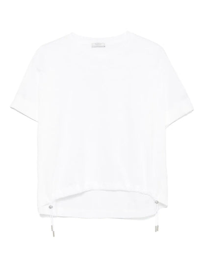 Drawstring-Hem T-Shirt