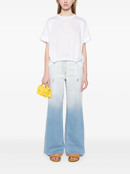 Drawstring-Hem T-Shirt