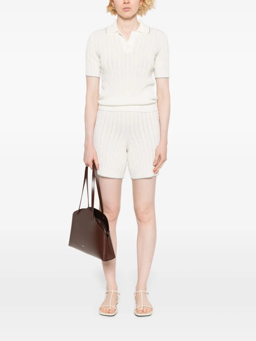 Cable-Knit Shorts