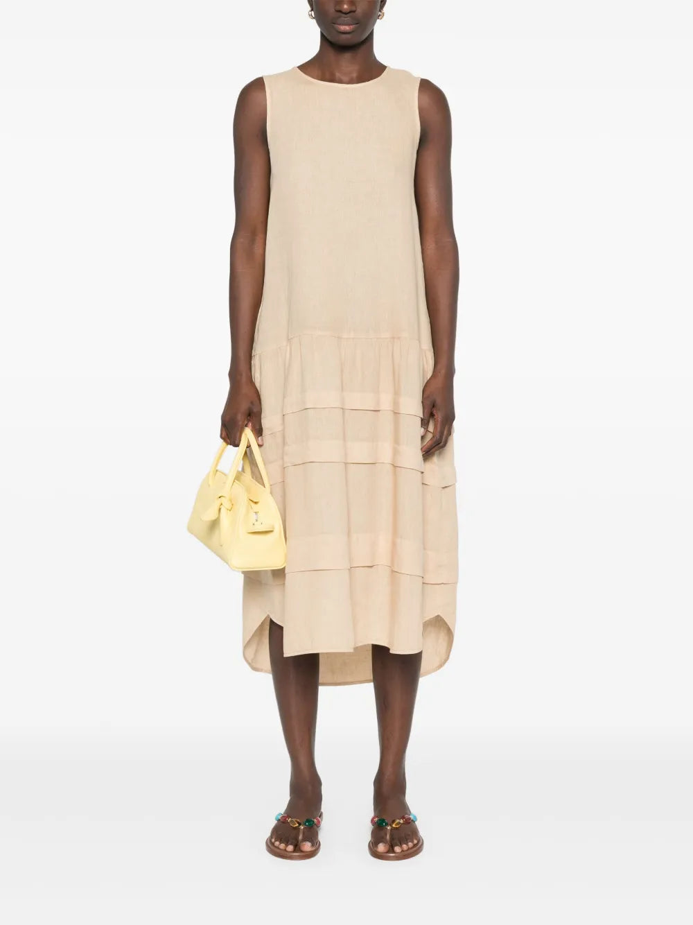 Linen Midi Dress