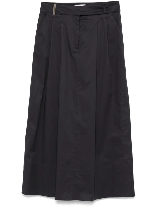 Pleated Maxi Skirt