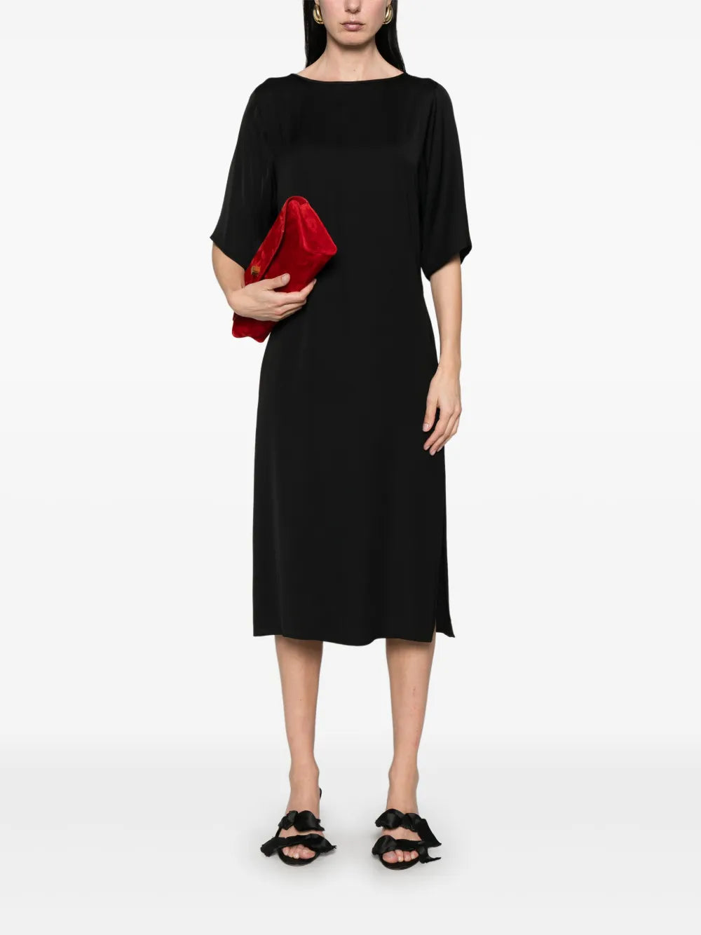 Satin Midi Dress