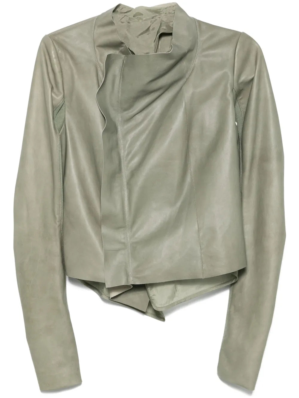 Low-Neck Biker Jacket