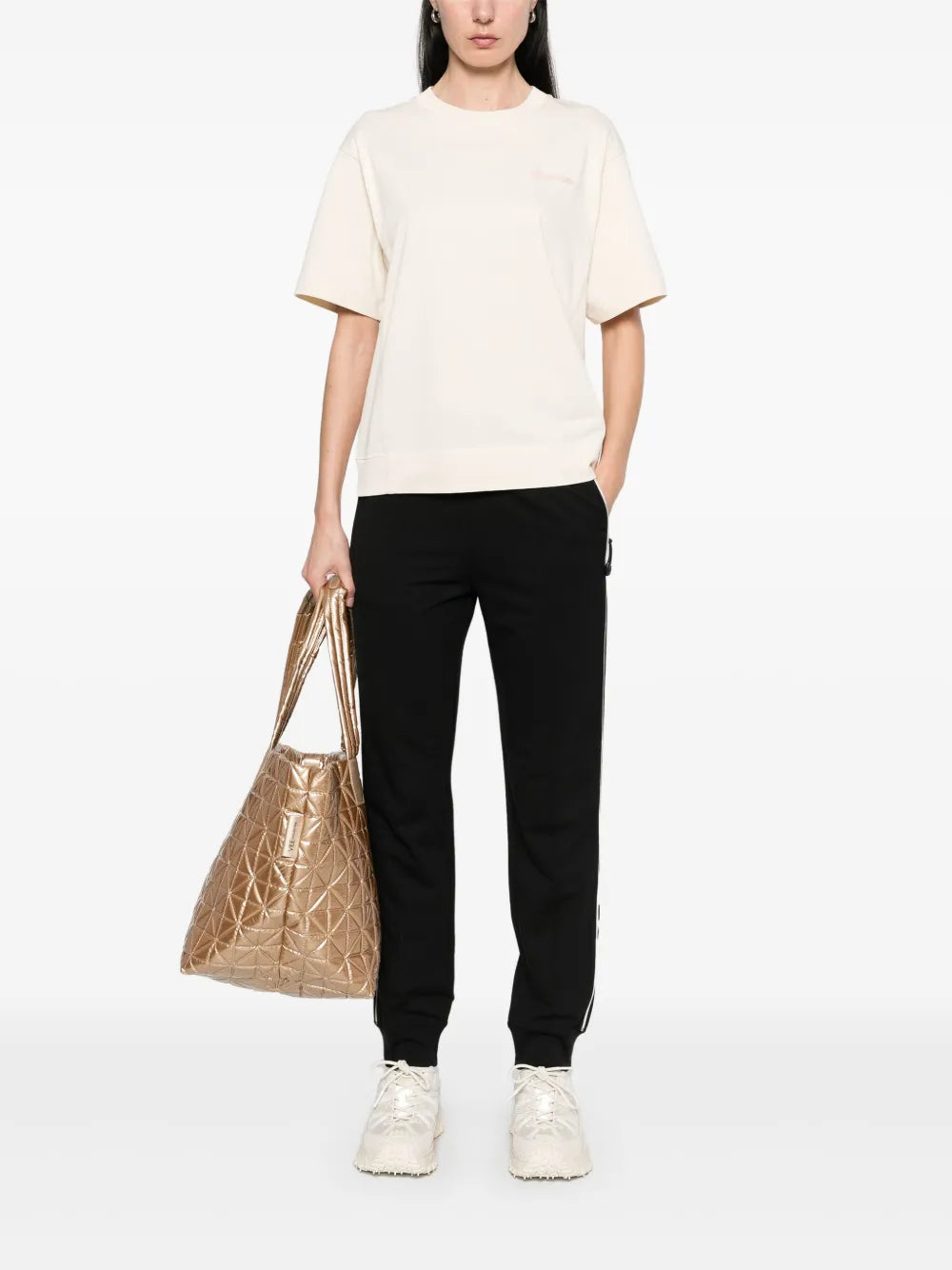 Jersey-Texture Track Pants