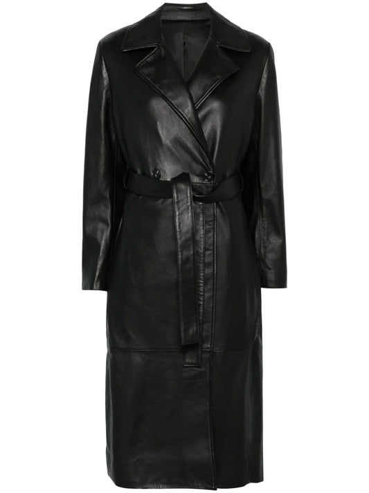 Leather Trench Coat
