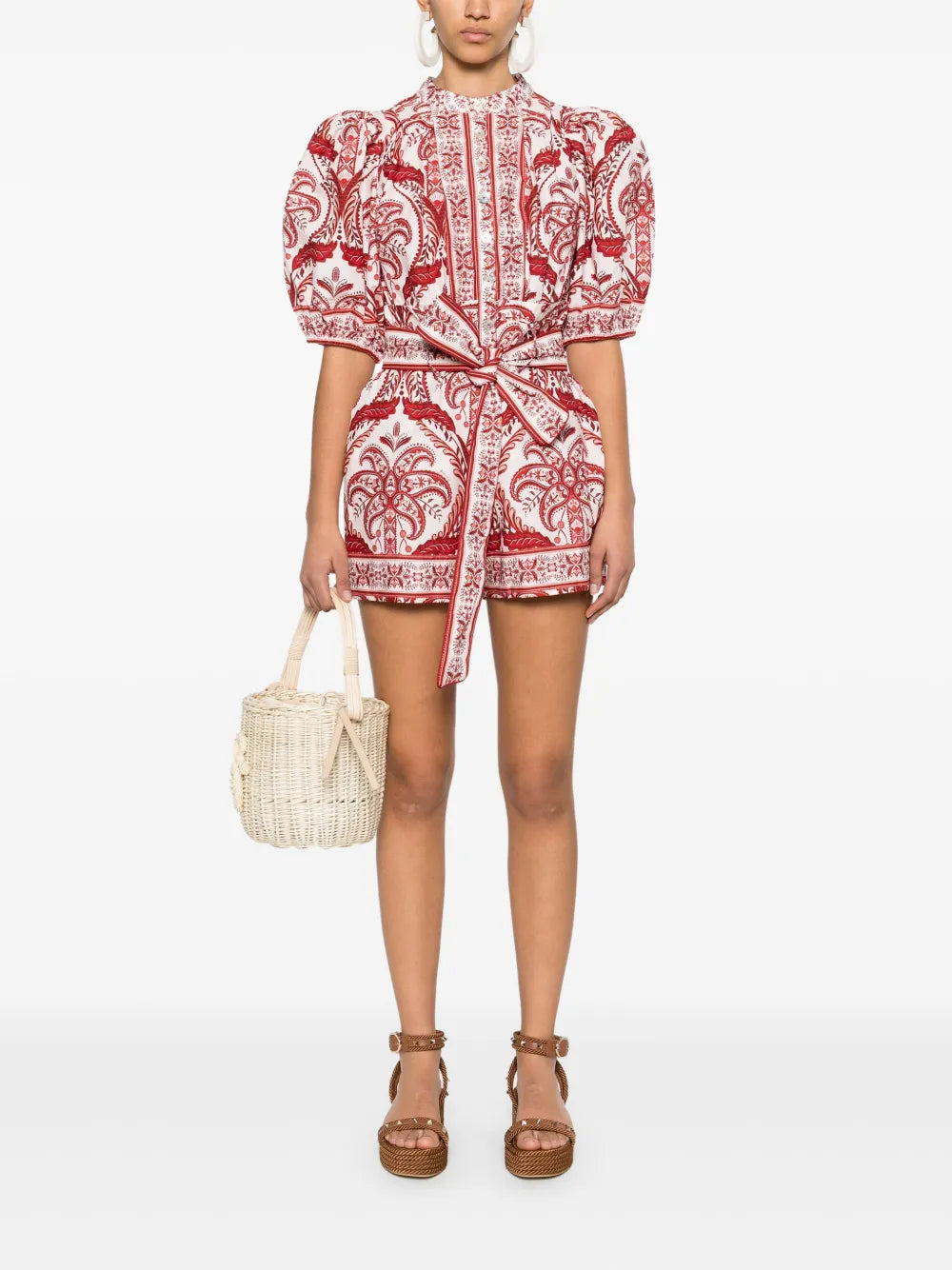 Tropical Cameo Romper