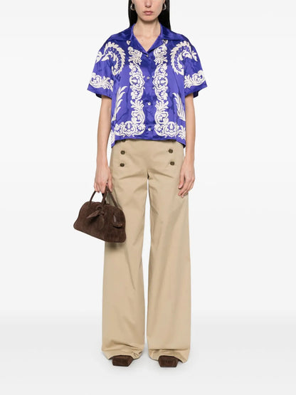 Floral-Print Shirt