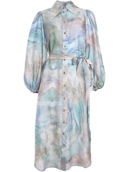 Illuminate Shirtdress
