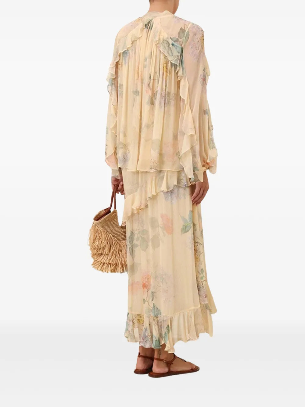 Illuminate Asymmetric Maxi Skirt