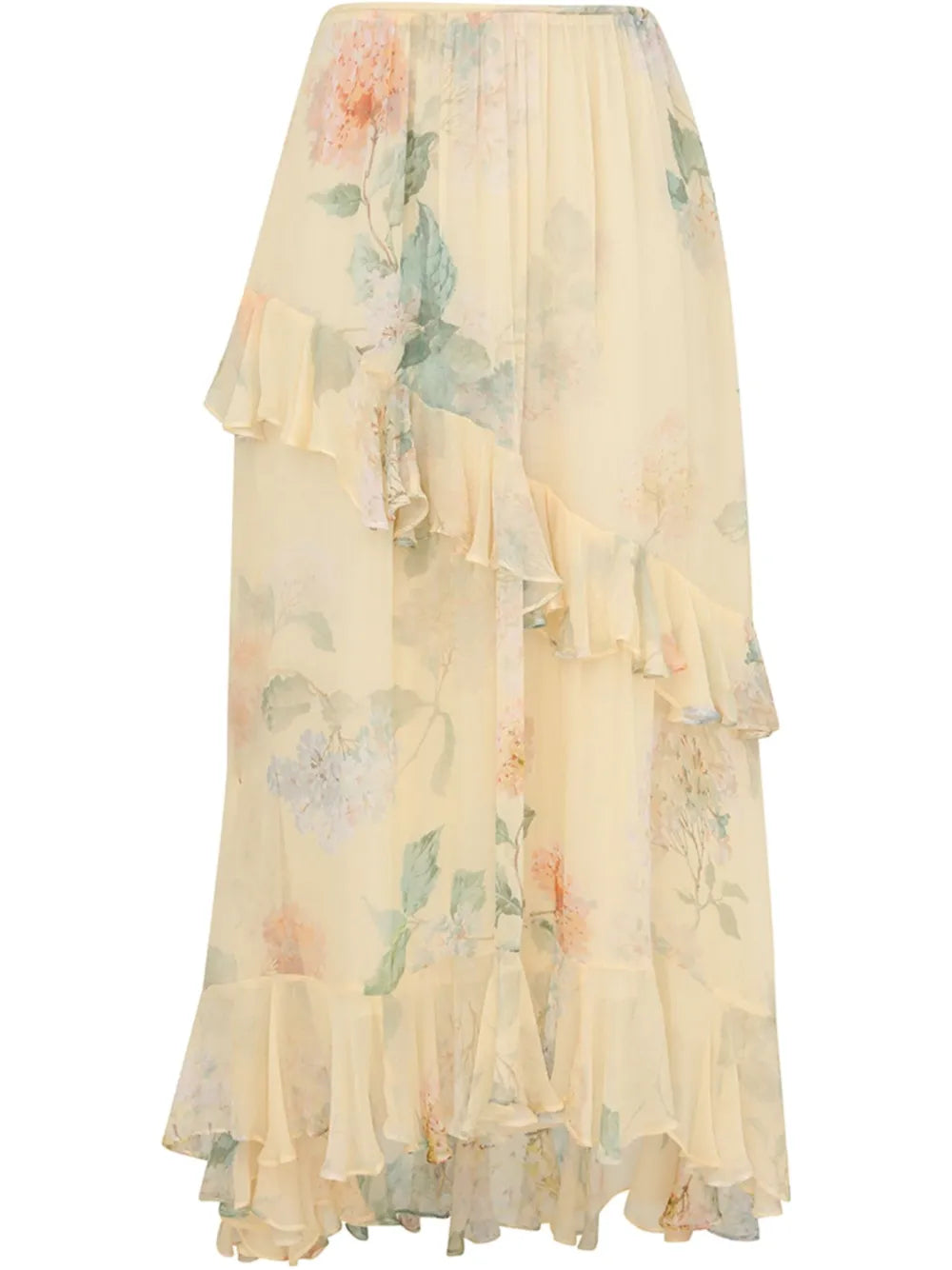 Illuminate Asymmetric Maxi Skirt