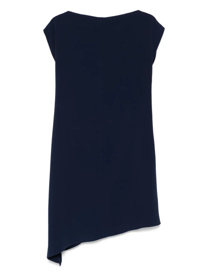 Draped-Detailing Mini Dress