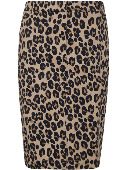 Leopard-Print Skirt