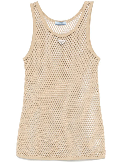 Open-Knit Tank Top