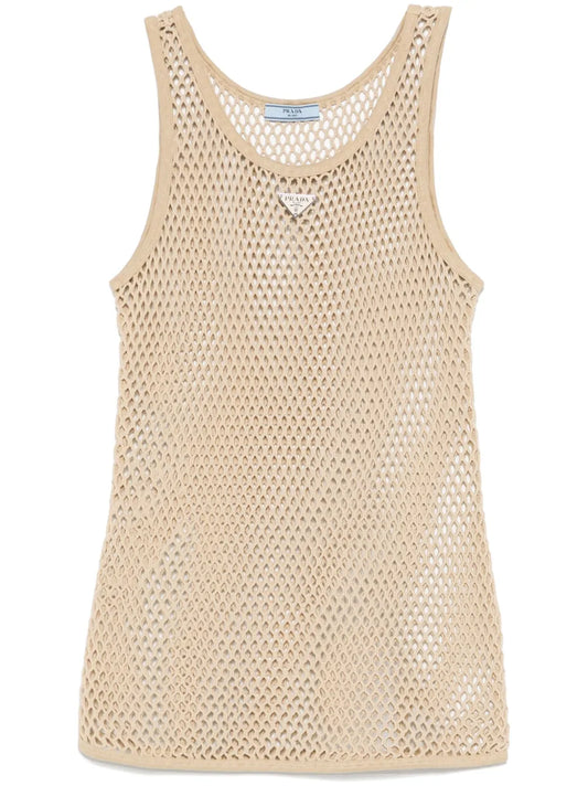 Open-Knit Tank Top