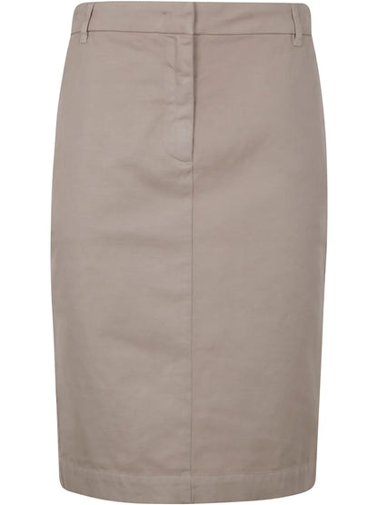 Cotton Pencil Skirt