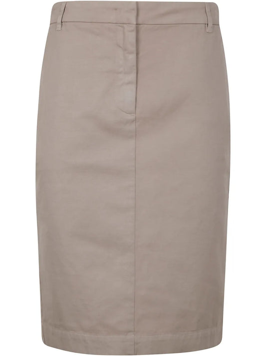 Cotton Pencil Skirt