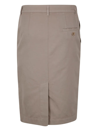 Cotton Pencil Skirt