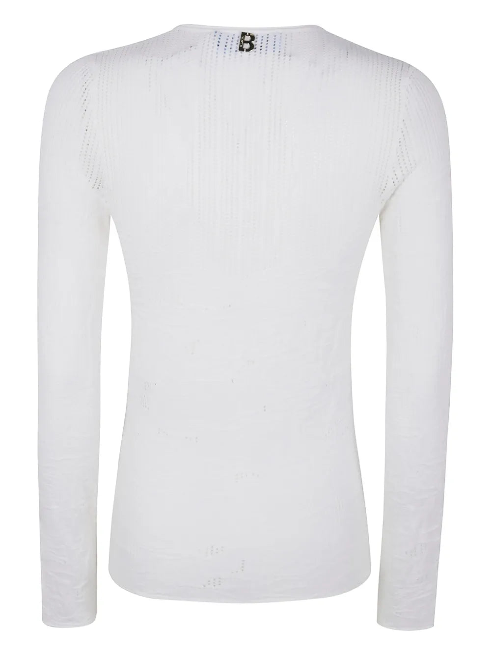 Pointelle-Knit Jumper