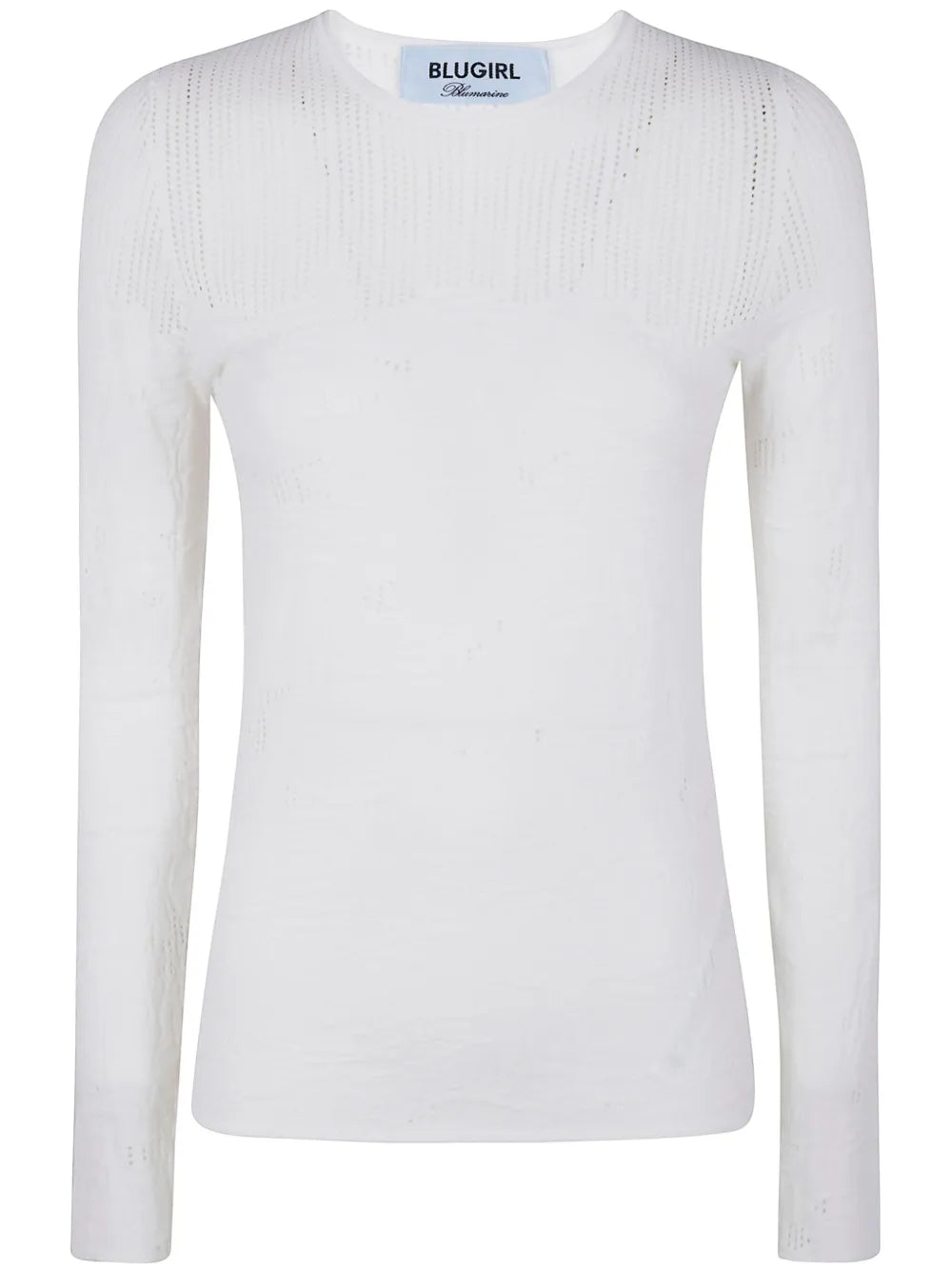 Pointelle-Knit Jumper