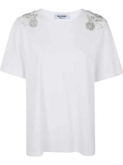 Crystal-Embellished T-Shirt