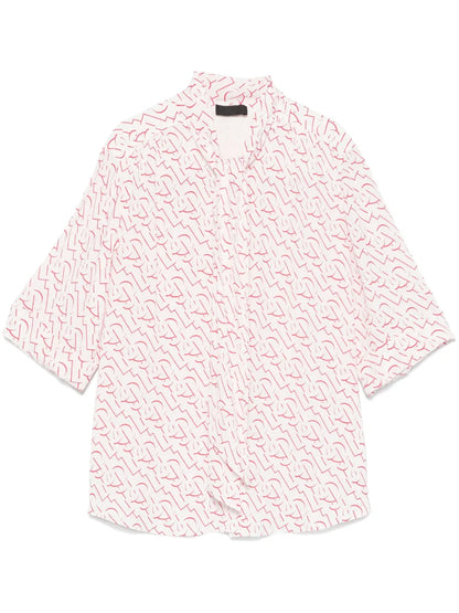 Monogram-Print Shirt