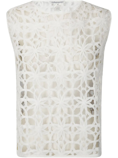 Open-Knit Tank Top