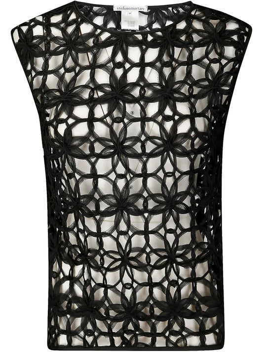 Open-Knit Tank Top