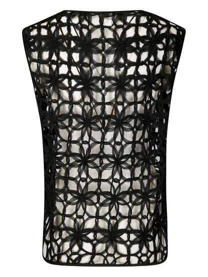 Open-Knit Tank Top