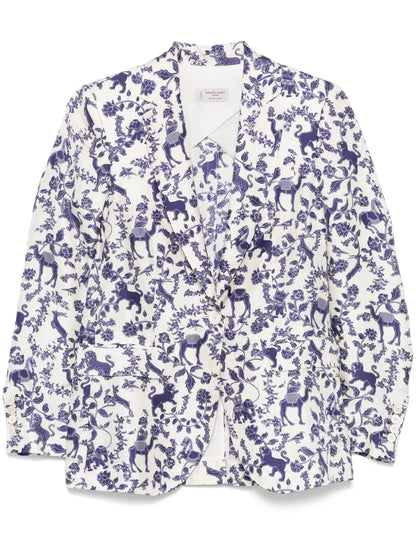 Printed Blazer