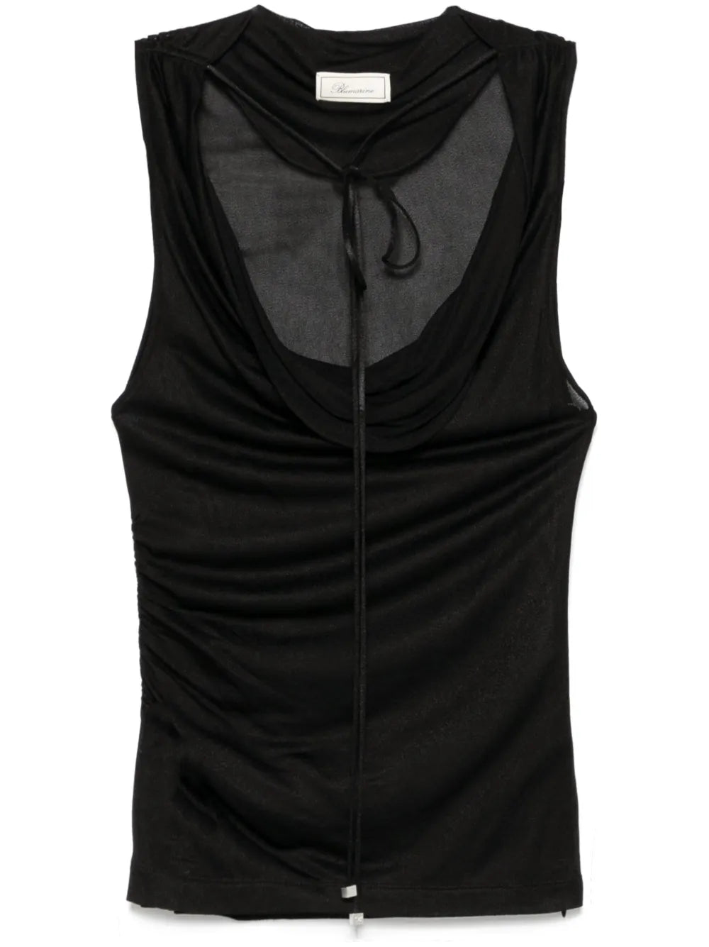 Cowl-Neck Tank Top