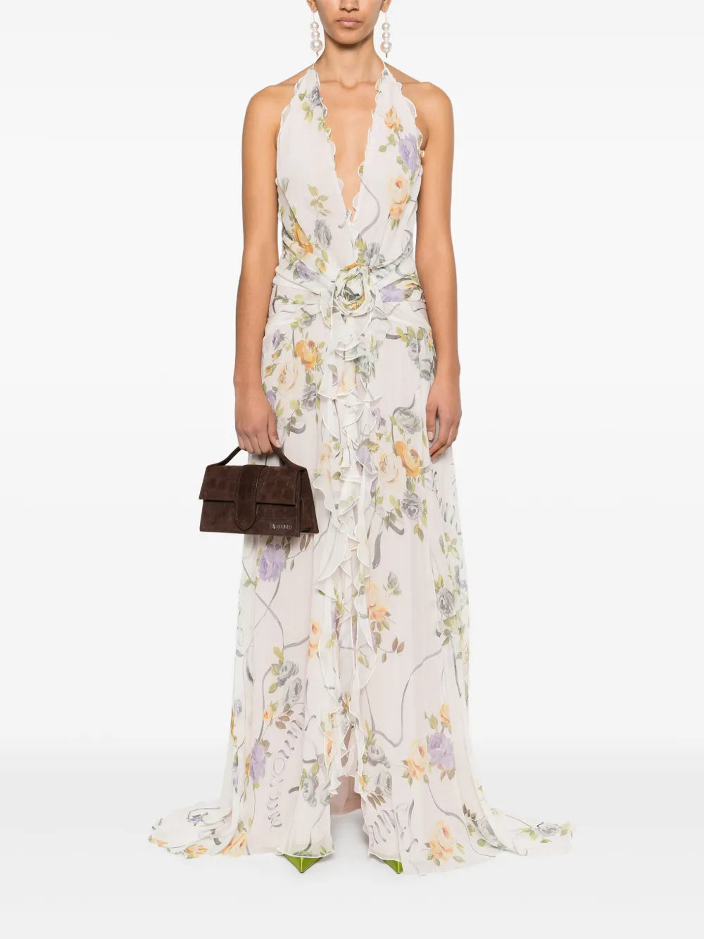 Floral-Print Maxi Dress