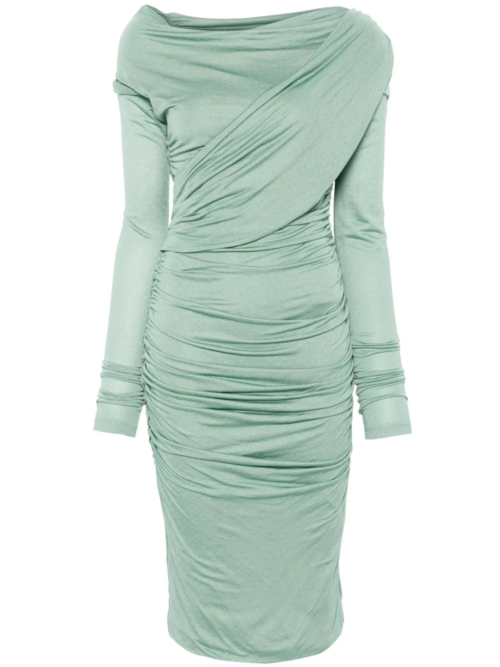 Draped Midi Dress