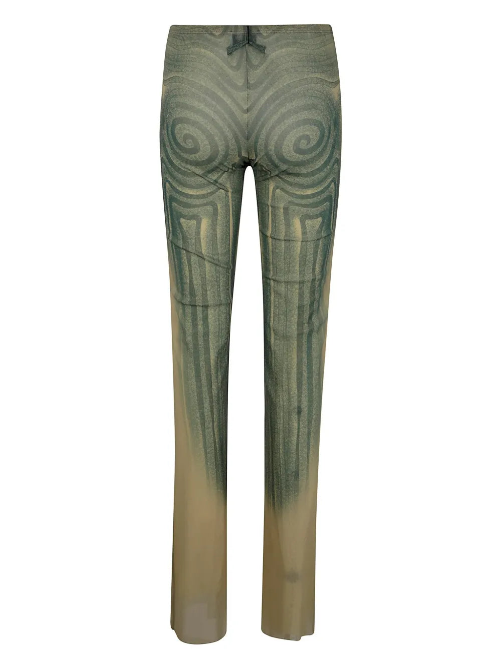 Spiral-Print Trousers