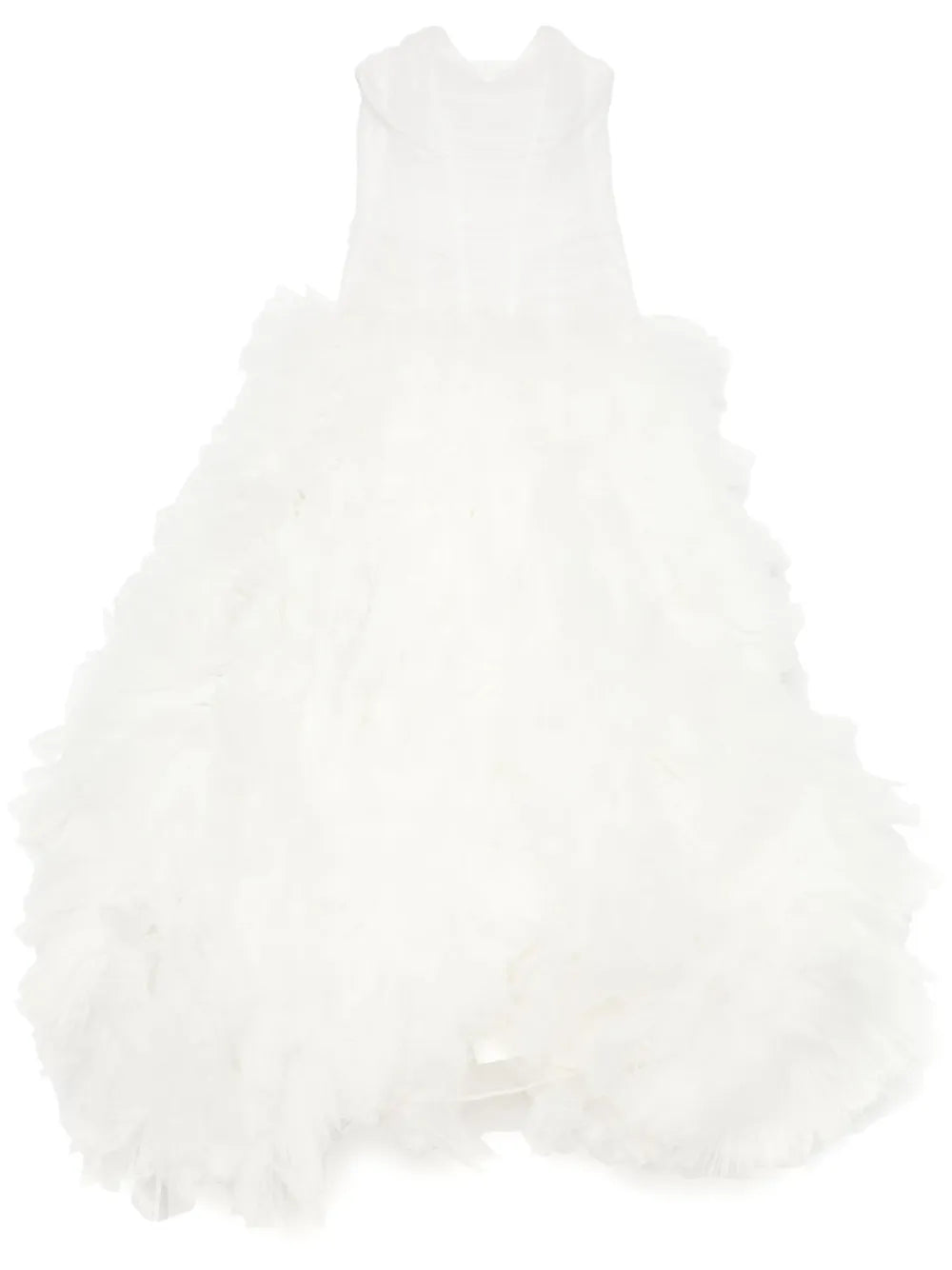Ruched Tulle Gown