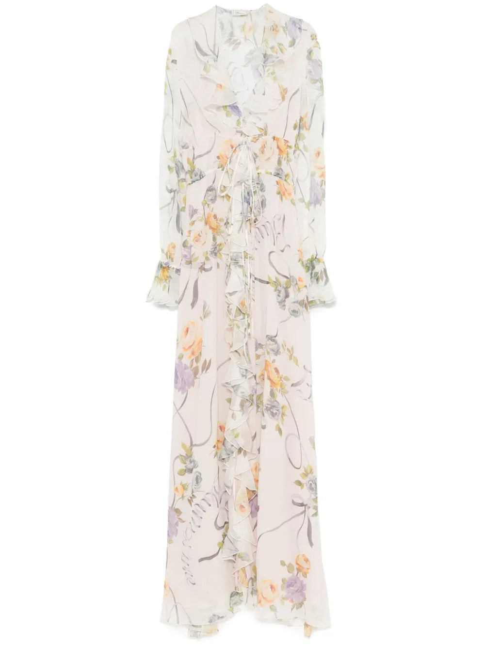 Floral-Print Maxi Dress